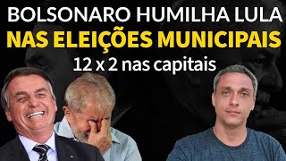 Humilhante  Bolsonaro detona LULA de 12 x 2 nas capitais Como isso é possível [upl. by Neila]