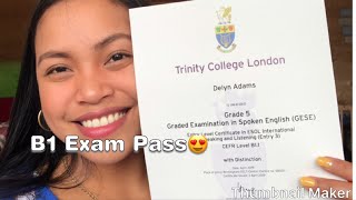 GESE B1 EXAM TRINITY COLLEGE  PERSONAL EXPERIENCE [upl. by Yacano434]