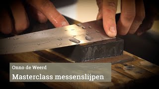 Masterclass Japanse messen slijpen [upl. by Euqirrne]