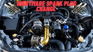 How To Change BRZFRSGT86 Spark Plugs [upl. by Oflunra]