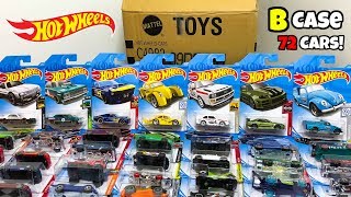 Unboxing Hot Wheels 2019 B Case 72 Car Assortment [upl. by Arreik]