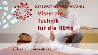 Hüfte viszerale Osteopathie osteopathische Techniken Hüftgelenk Faszien Fascia iliaca [upl. by Voltmer]