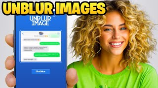 How to Unblur Images  How to Depixelate Images [upl. by Fenelia994]