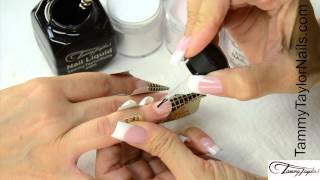 ♡ Tammy Taylor Ombre and Fade French Nail Demos [upl. by Ybbed484]