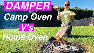 DAMPER  CAMP OVEN V’s HOME OVEN  which one tastes the best [upl. by Si]