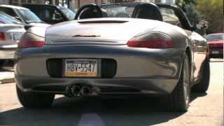 Porsche 986 Boxster 19972004  Fabspeed Maxflo Exhaust System  Revs and Pulls [upl. by Malinda445]