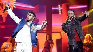 Rasel imita a Anuel AA con Jhay Cortez en La Ley Seca  Tu Cara Me Suena [upl. by Vocaay]