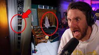 SCARY PARANORMAL VIDEOS That Will Freak You Out REACTION [upl. by Ailimat]