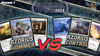 MTG Modern  Azorius Hammer vs Azorius Control  Hunter Burton Memorial Open  Round 1 [upl. by Thorfinn]