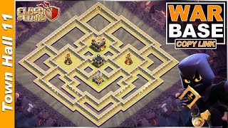 NEW TH11 Base with Copy Link  Town Hall 11 TH11 War Base Design  Clash of Clans [upl. by Almeida]