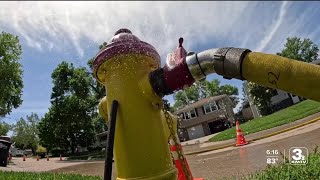 Happy hydrant season Omaha Parks amp Rechosted hydrant parties begin [upl. by Lewert494]