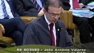 Pleno  STF considera constitucional exame da OAB 27 [upl. by Lacey]