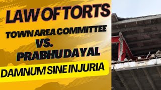 Law of torts Town area committee vs prabhul dayal  Damnum sine injuria  dullb casematerial [upl. by Semaj967]