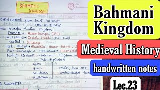 Bahmani Kingdom  All about its rulers  Medieval History  Lec23  An Aspirant [upl. by Ehrman788]