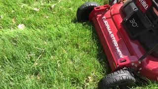 Toro Turfmaster 30 HDX Cutting Long Grass [upl. by Aloivaf]