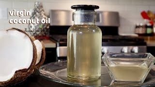 Easy way to make VIRGIN COCONUT Oil at home for your family I How to I stepbystep guide [upl. by Eleni]