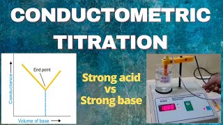 Conductometric Titration of Strong acid Vs Strong base  Calibration of Conductivity Meter RK Sir [upl. by Falito389]