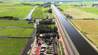 Watergang from above quotThe beauty of waterlandquot Quad flight Drone shots [upl. by Bourke178]