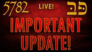 5782 Hebrew Calendar Important Update  5782 LIVE with Eric Burton [upl. by Johanan]