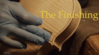 MAKING A VIOLIN  The FINISHING  Step 20  Amati Model [upl. by Desberg]