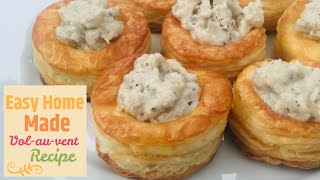 Creamy chicken volauvents [upl. by Aihsoem]