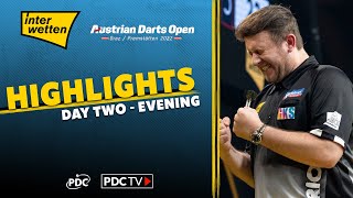 BIG NAME FALLS Day Two Evening Highlights  2022 Austrian Darts Open [upl. by Fay188]