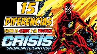 15 Diferencias entre la Pelicula y el COMIC de CRISIS EN TIERRAS INFINITAS [upl. by Rellek]