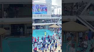 Carnival Cruise Cupid Shuffle 😃 carnivalcruise carnivalcruiseship carnivalvista [upl. by Lotti]