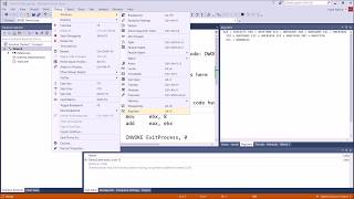 Assembly Tutorial Assembling Your First Assembly Program Using Visual Studio 2017 [upl. by Irmine669]