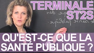 Questce que la santé publique   Terminale ST2S  Les Bons Profs [upl. by Ateuqal]