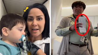 Single Mom Denied Boarding  Shes Stunned When She Learns Why [upl. by Fondea]