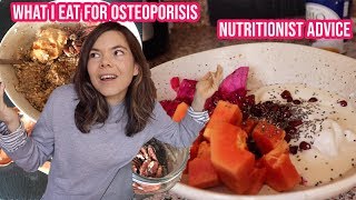 FULL DAY OF EATING IN ANOREXIA RECOVERY Healing Osteoporosis from hypothalamic amenorrhea [upl. by Olga]