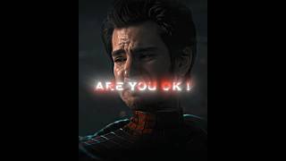 Are you OKAY  SpiderMan quotAndrew Garfieldquot Edit  Narvent  Fainted Slowed shorts spiderman [upl. by Notlehs]