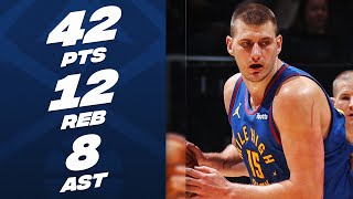 Nikola Jokic DROPS SEASONHIGH 42 PTS In Nuggets W 👀  January 21 2024 [upl. by Doroteya]