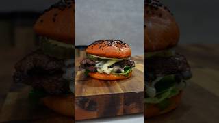 Burger au Morbier  🤤🍔 shorts recette recettefacile cuisine burger morbier seizemay food [upl. by Rohpotsirhc]