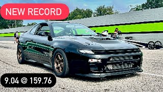 Drag Racing a Celica ST185 AWD 904  15976 MPH [upl. by Irving589]