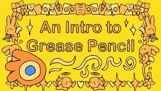 Blender Tutorial An Intro To Grease Pencil and some super secret tips [upl. by Emmit]