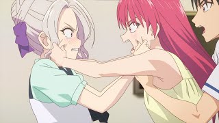 Saki VS Shino  Kanojo mo Kanojo Season 2 [upl. by Aitekram]