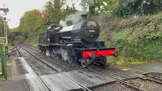 7F 53808 does her last quotCountrymanquot Service in her boiler ticket at The Watercress Line  22102023 [upl. by Shelbi]