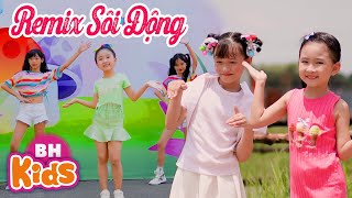 Nhạc Thiếu Nhi Remix Sôi Động ♫ Gà Trống Mèo Con và Cún Con Gia Đình Nhỏ Hạnh Phúc To 4K [upl. by Spindell]