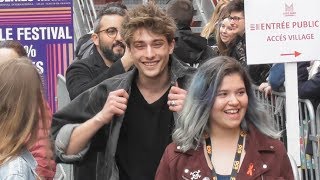 VIDEO Maxence DanetFauvel amp Coline Preher SKAM France  Lille Series Mania 23 mars 2019  march [upl. by Audi]