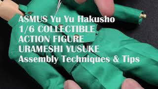 How to assemble the clothing and accessories for the 16 scale Urameshi Yusuke [upl. by Liddle919]