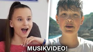 dieses MÄDCHEN reagiert auf mein MUSIKVIDEO 😳 [upl. by Madonia]