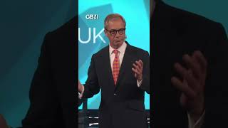 🚨 Nigel Farage mocks Keir Stamer in the first few seconds of his conference speech gbnews [upl. by Waite]