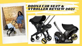 Doona infant car seatstroller review 2021 [upl. by Ahseryt]