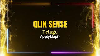 Qlik Sense interview Questions in Telugu  ApplyMap function [upl. by Dent]