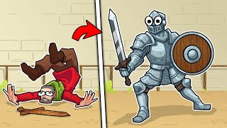 This is Totally Accurate Knight Simulator where peasants become knights or die  Half Sword [upl. by Terza]