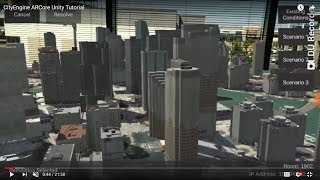 CityEngine ARCore Unity Tutorial [upl. by Annauqaj8]