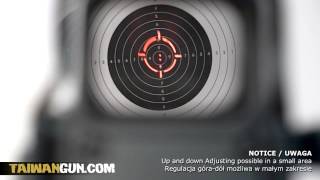 Airsoft Manuals  How to adjust a HOLO sight [upl. by Osi]