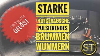 starke Laufgeräusche pulsierendes brummen wummern  Problem gelöst  defektes Radlager  VW Polo 6N [upl. by Survance]